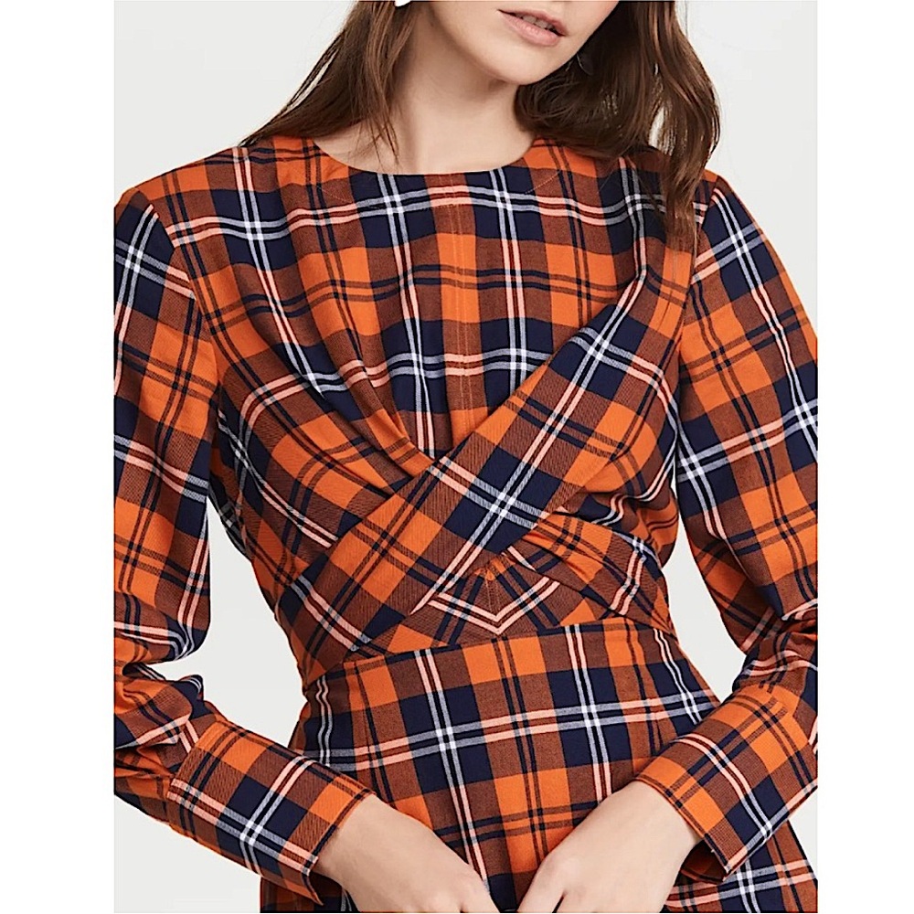 Staud
Plaid Print Long Dress XS